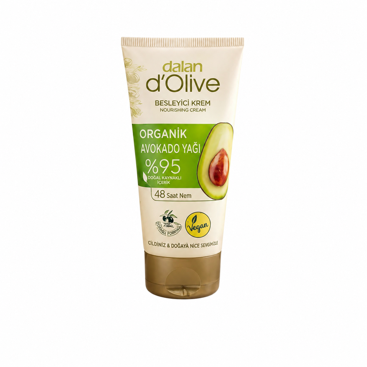 Cremă hidratantă Dalan cu avocado, tub, destinată îngrijirii pielii, 60 ml