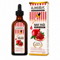 Ulei cosmetic de îngrijire a pielii Ilmira cu rodie, flacon din sticlă, destinat îngrijirii pielii, 100 ml