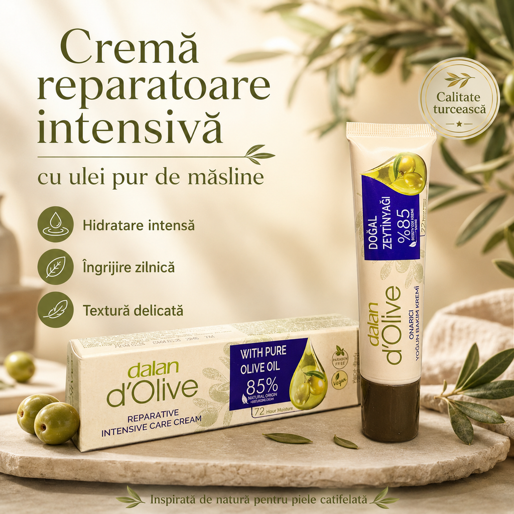 Cremă Dalan pentru îngrijire intensivă, 20 ml × 12 buc, destinată îngrijirii pielii, 20 ml