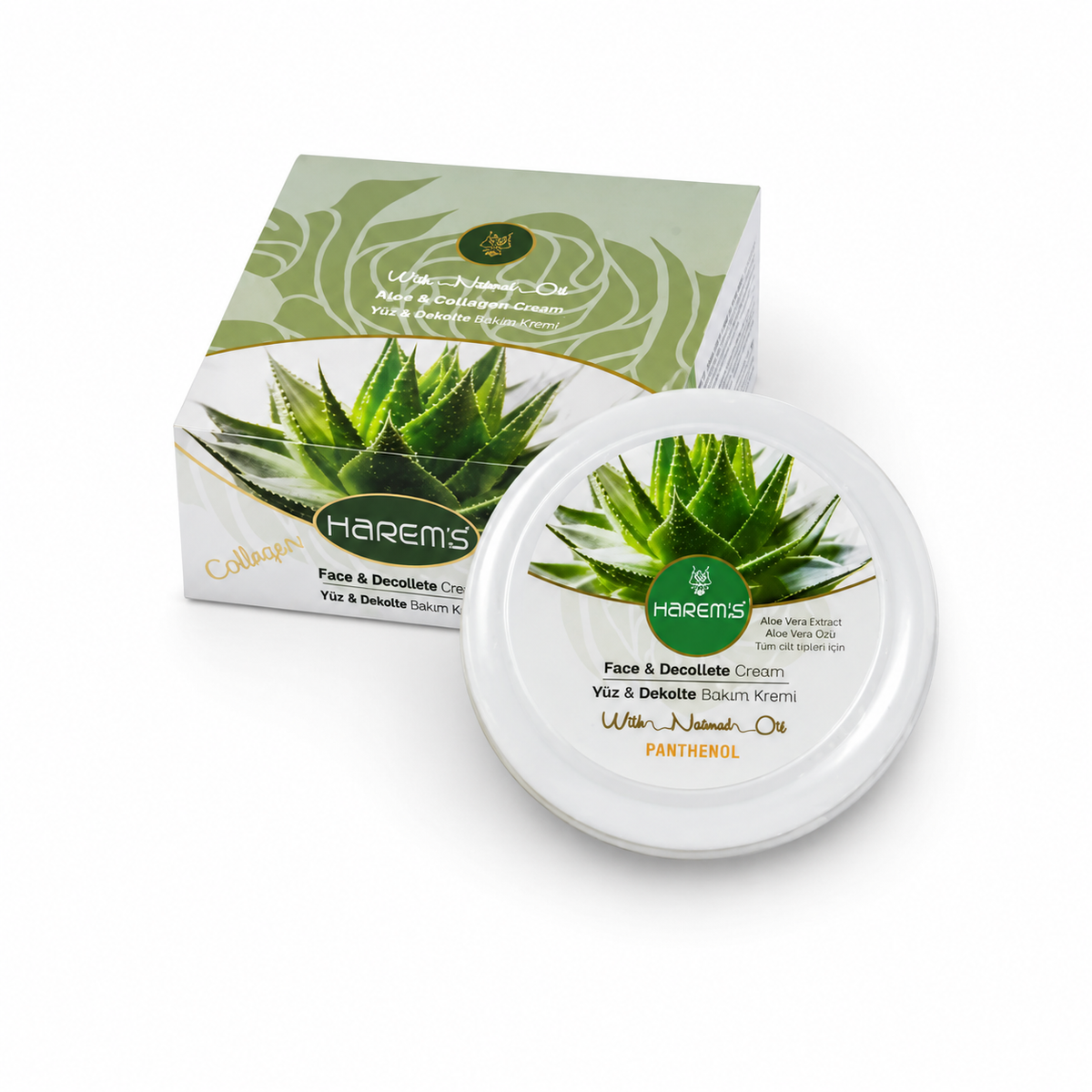 Cremă de îngrijire a pielii Harems cu aloe vera, destinată îngrijirii pielii, 125 ml