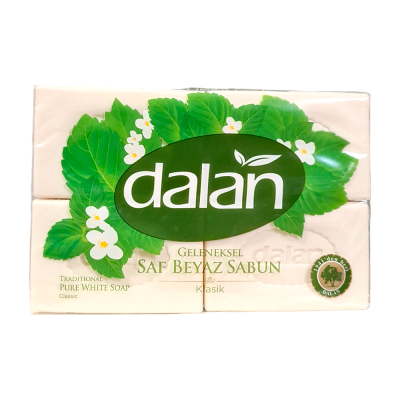 Săpun de baie Dalan, clasic, set 4 × 125 g, destinat curățării pielii, 4x125 g
