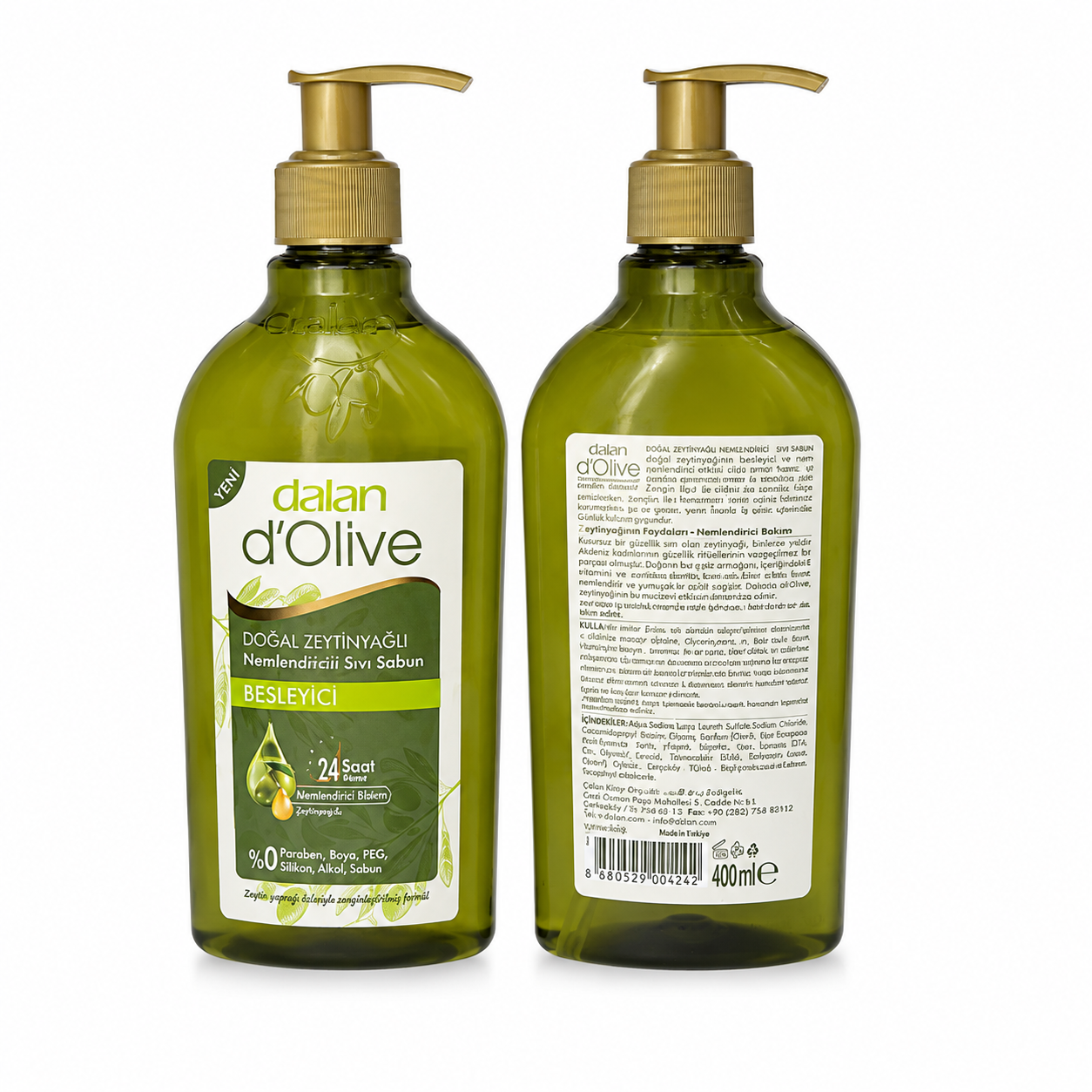 Săpun lichid nutritiv Dalan, destinat curățării pielii, 400 ml