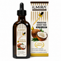 Ulei cosmetic de îngrijire a pielii Ilmira cu ulei de cocos, flacon din sticlă, destinat îngrijirii pielii, 100 ml