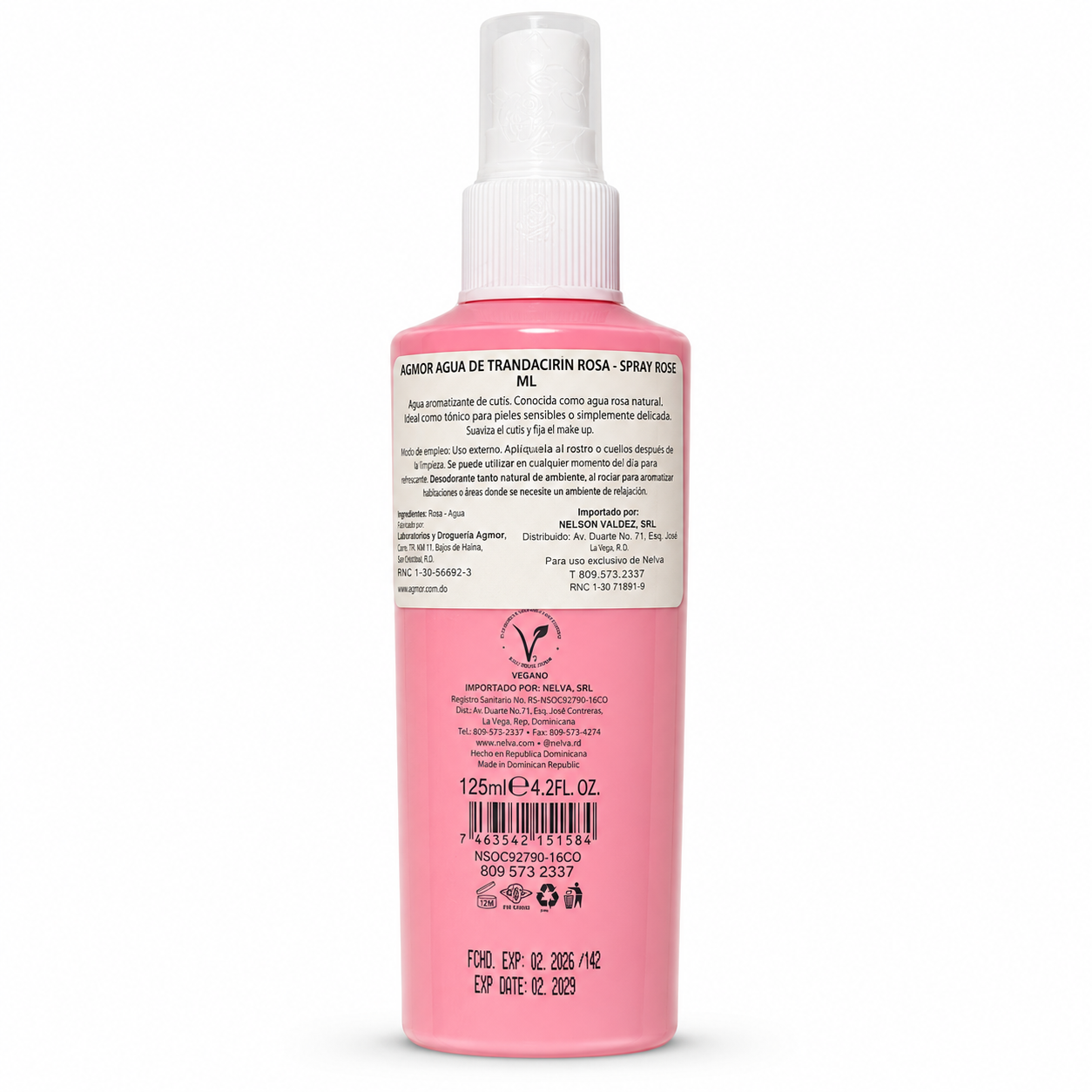 Apă de trandafiri Rosense (Gülbirlik) spray, destinată tonifierii și împrospătării pielii, 125 ml
