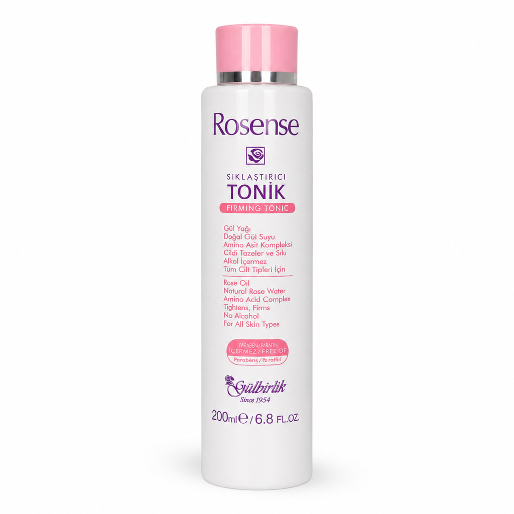 Tonic facial pentru fermitate Rosense 200 ml | Trandafir de Damasc