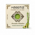 Săpun solid Harems cu avocado și bambus, destinat curățării pielii, 120 g