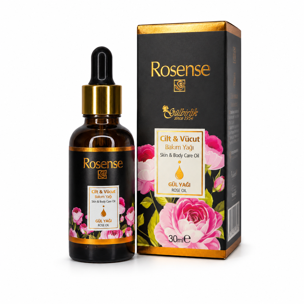 Ulei cosmetic Rosense cu ulei de trandafir 30 ml | Îngrijire ten