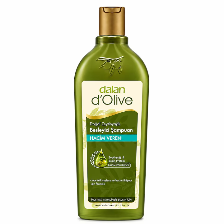 Șampon Dalan cu ulei de măsline, reparator, destinat curățării și îngrijirii părului, 400 ml