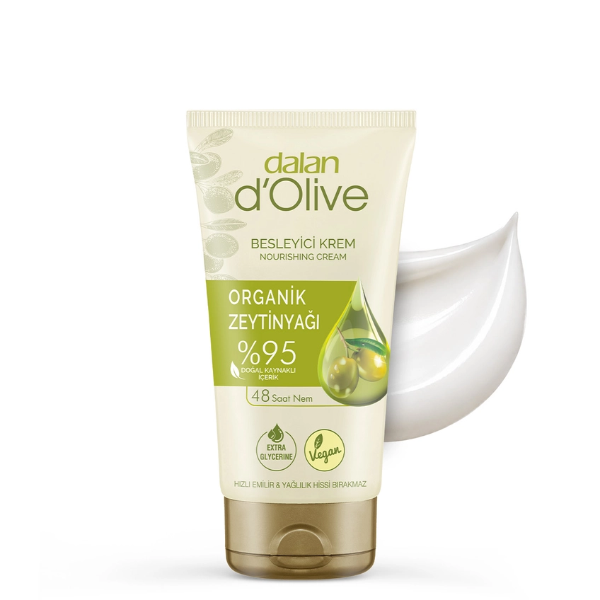 Cremă hidratantă Dalan cu ulei de măsline, tub, destinată îngrijirii pielii, 60 ml