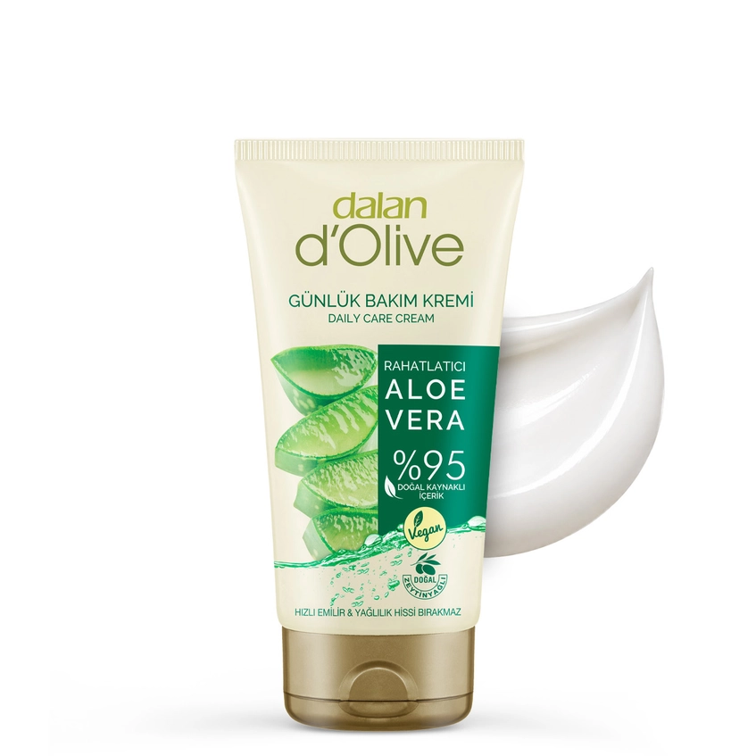 Cremă hidratantă Dalan cu aloe vera, tub, destinată îngrijirii pielii, 60 ml