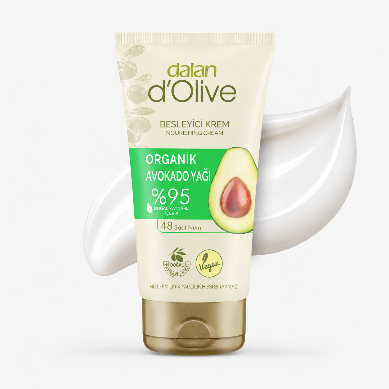 Cremă hidratantă Dalan cu avocado, tub, destinată îngrijirii pielii, 60 ml