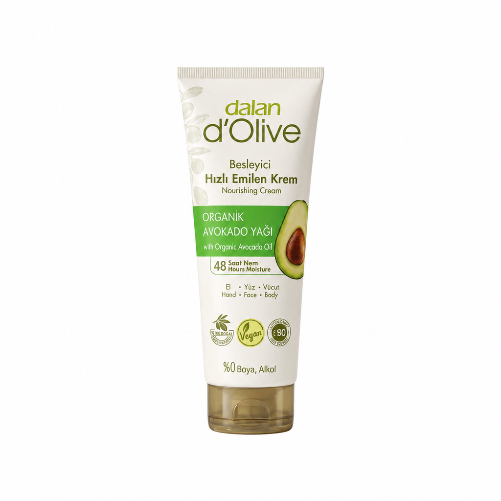Cremă hidratantă Dalan cu avocado, tub, destinată îngrijirii pielii, 250 ml