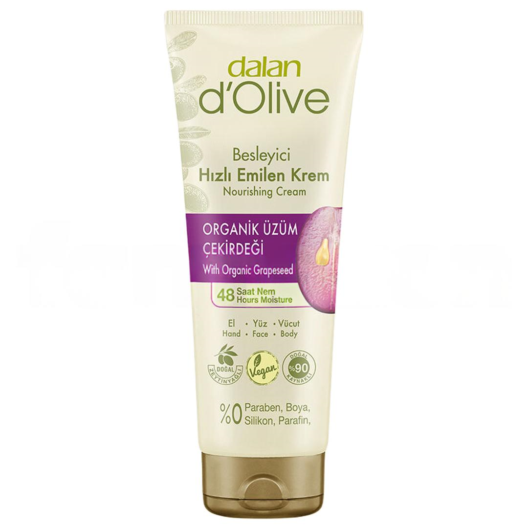 Cremă hidratantă Dalan cu ulei din sâmburi de struguri, tub, destinată îngrijirii pielii, 250 ml