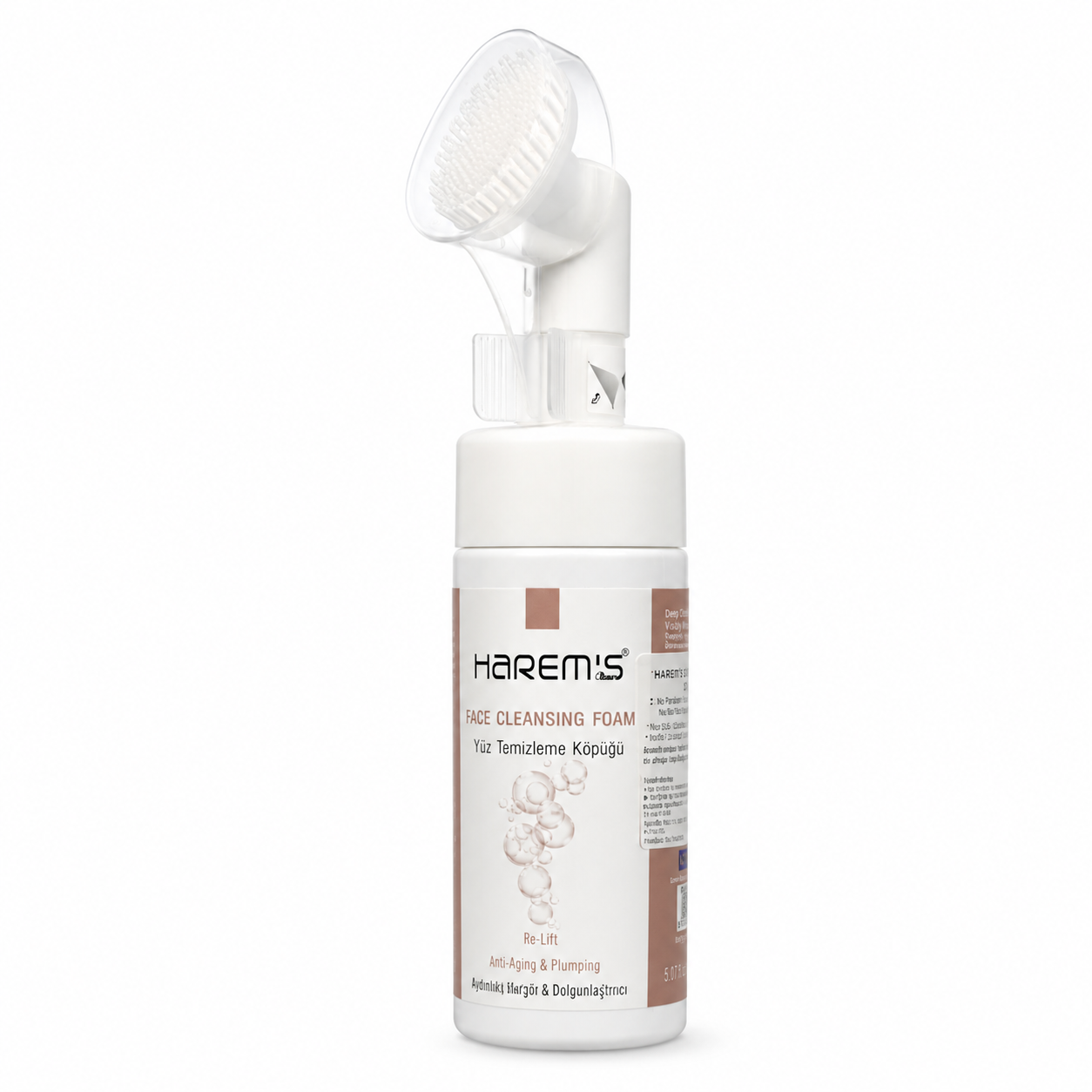 Spumă de curățare facială Harems anti-rid cu extracte vegetale 150ml